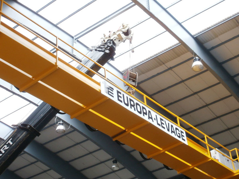 Europa-Levage, le seul fabricant de ponts roulants en caisson de Wallonie